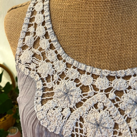 Blue Bird Racer back Tunic Size Small - Picture 2 of 5